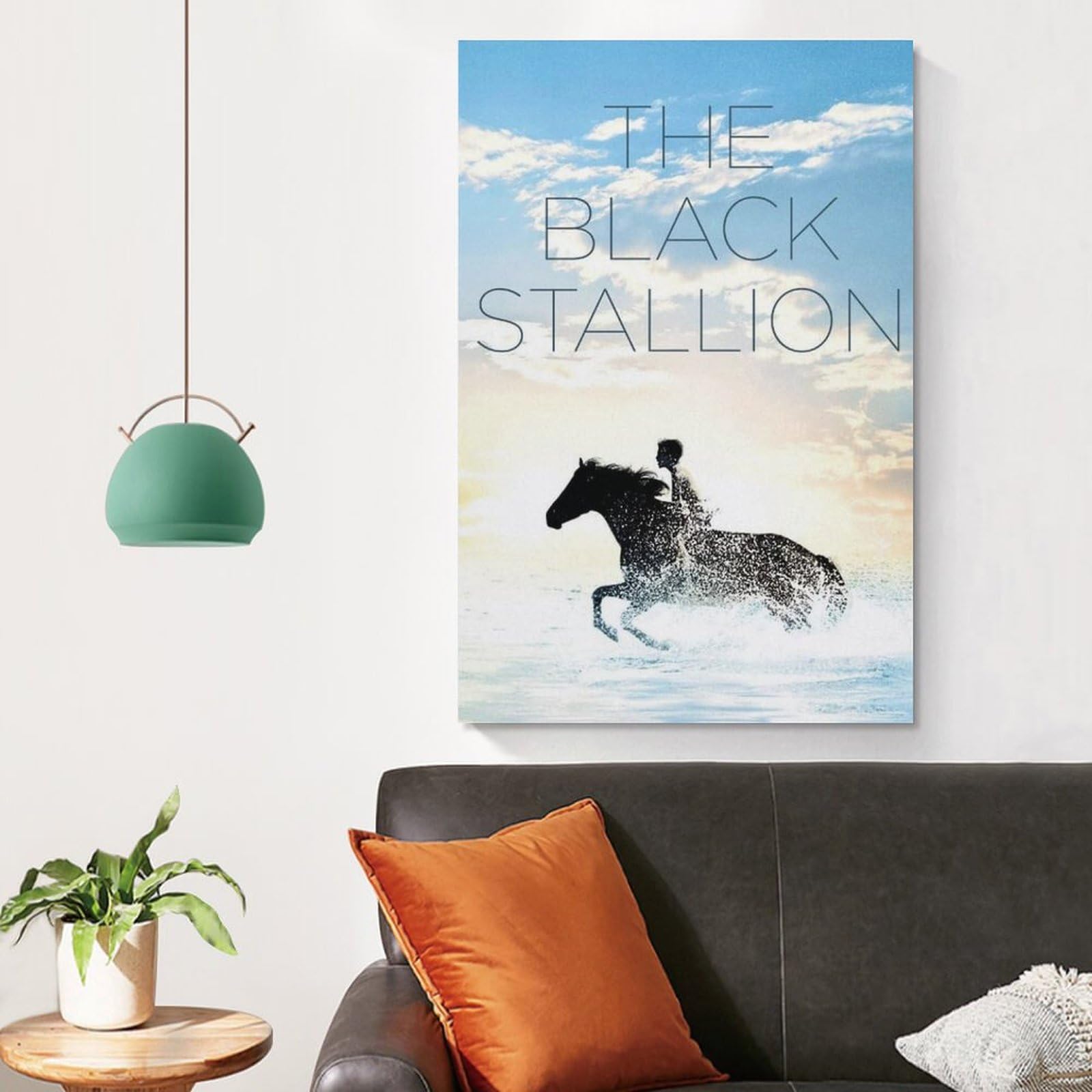 Amazon.com: GUSMYPLG The Black Stallion Movie Poster.2 Canvas